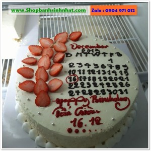 Bánh Sinh Nhật Cuốn Lịch - CL141